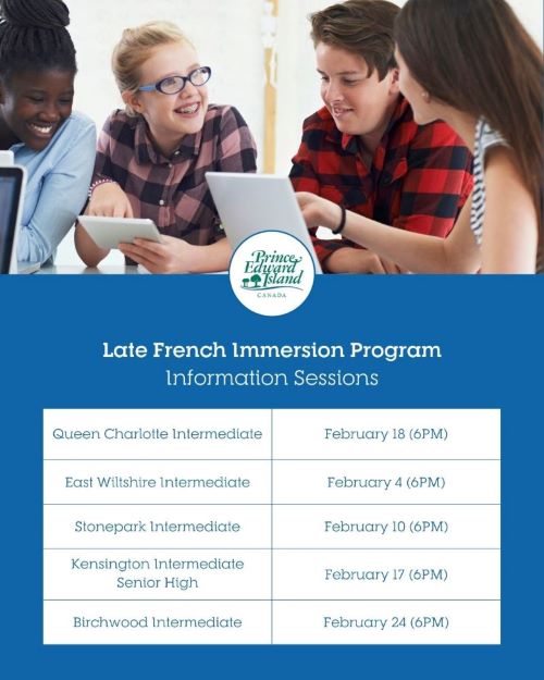 Late French Info Sessions